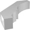 Ekena Millwork 6-in. W x 26-in. D x 30-in. H Balboa Architectural Grade PVC Knee Brace BRCP06X26X30BOA - alternate 3